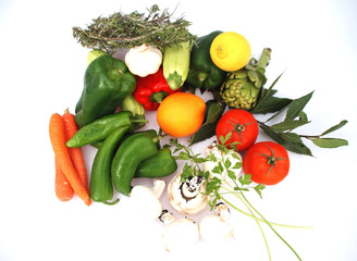 BODEGÓN DE VERDURAS FRESCAS