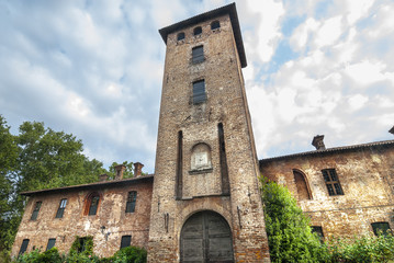Fototapeta na wymiar Castle of Mirazzano (Milan)