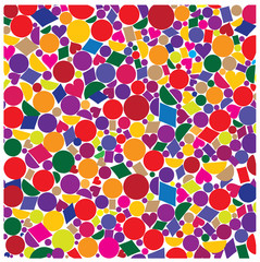 Happy , funny, holiday party with confetti