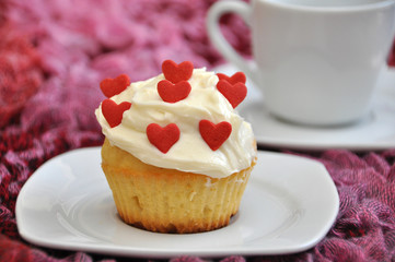 Valentinstag Cupcake