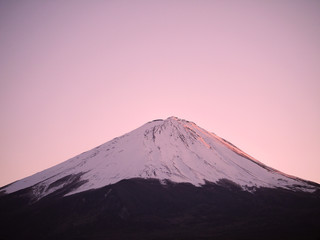 Fototapeta premium Mt Fuji o zachodzie słońca