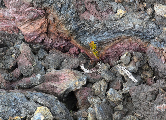 Kilauea volcano,lava flow of 1974 on Big Island, Hawaii