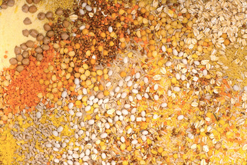 Grain mix background