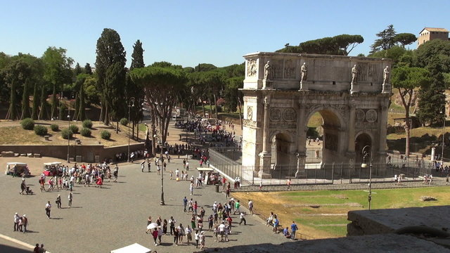 rome, arch of constantine