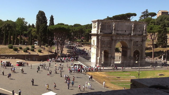 rome, arch of constantine