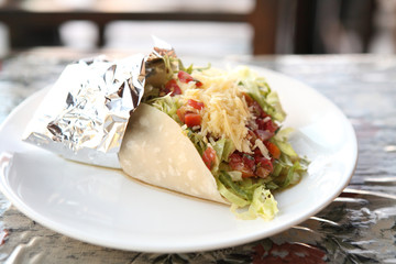 Beef taco