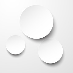 Paper white circles.