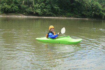 Teen Kayaking