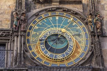 Fototapeta na wymiar zegar astronomiczny w Pradze