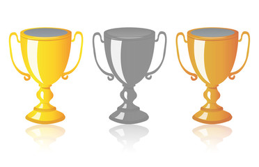 Trophées trois couleurs