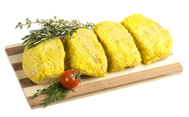 Frozen chicken cutlets
