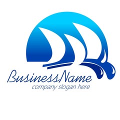 boat  yacht logo business