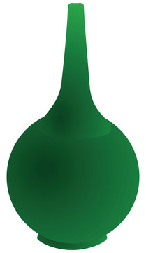 Rubber enema