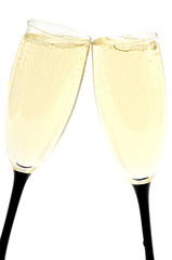 Deux flûtes de champagne