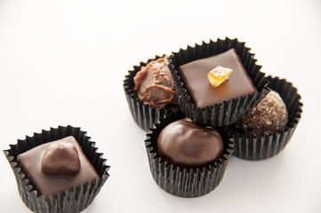 delicious chocolate pralines
