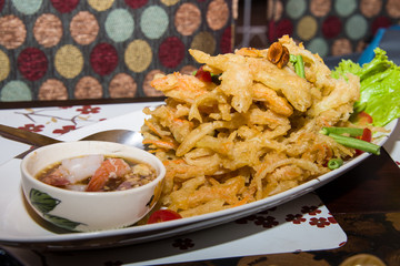 fried papaya pok pok
