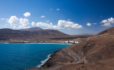 Fototapeta na wymiar Central Fuerteventura, wschodnie wybrzeże