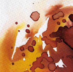 nice red watercolor © bruniewska