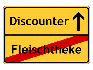 Fleischtheke - Discounter