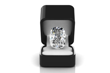Diamond in a gift box