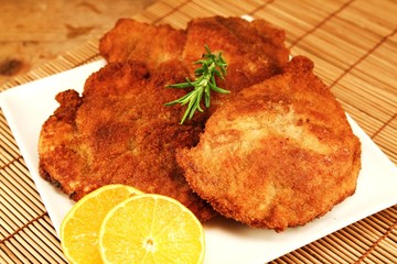 gebratene Schweineschnitzel