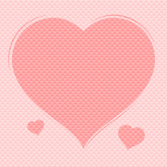 Valentines day postcard