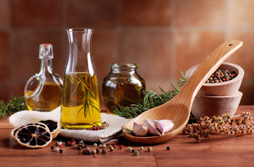 Obrazy na Plexi  aromatyzowana oliwa z oliwek