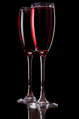 Champagne flutes