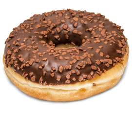 Donut isolated on white background