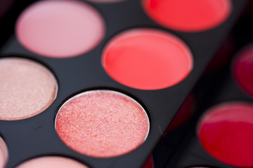 colorful lipgloss palette