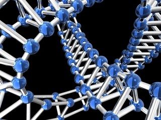 Molecule, 3D render.