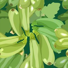seamless pattern ripe zucchini