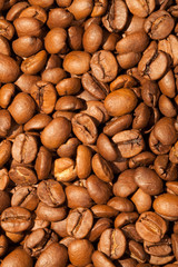 Coffee beans background