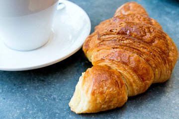 coffee and croissants