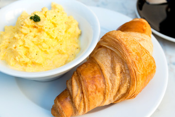 fresh croissant