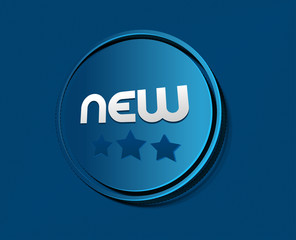 new labels sticker, vector