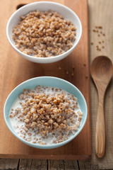 buckwheat groats with milk