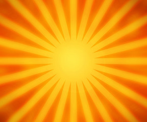 Fototapeta premium Orange Rays Background