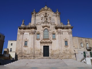 The church of San Francesco d'Assisi in Matera