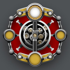 Industrial abstract background