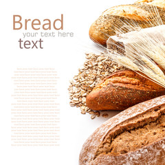 Bread from rye and wheat flour