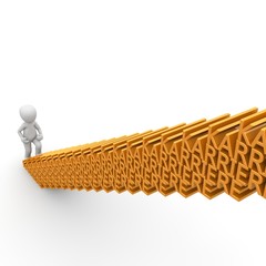 Karriere Treppe 3D