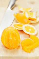 Geschälte Orange