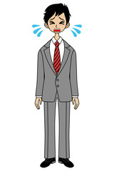 Crying Businessman