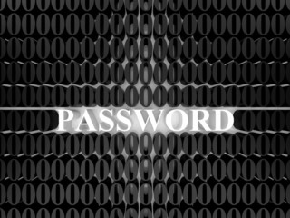 Obraz premium password
