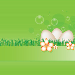 Spring easter background