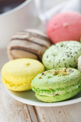 French dessert macarons