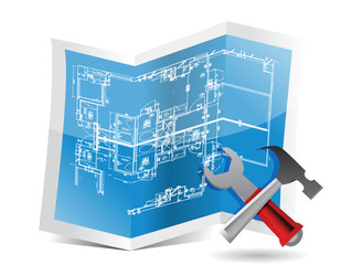 blueprint and tools