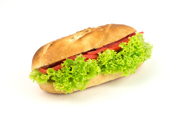 baguette mit lachs