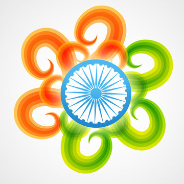 creative indian flag design